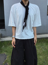 Overcropped Basic Short Sleeve T-Shirt 3C