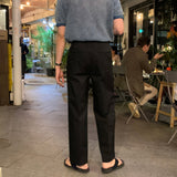 LMN ファーストエアークールピンタックワイドスラックス (5 colors)