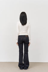 (W) Rider Low-rise Bootscut Denim
