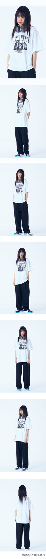 ARCHIVES CAT Cool Cotton Overfit Short Sleeves(SISSTD-0001)