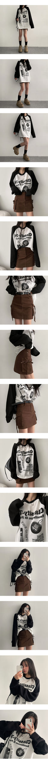 DN Pocket String Miniskirt (belt SET)