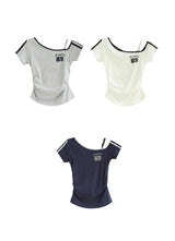 Ace Point One-Shoulder T-shirt 232008564