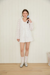 [3EA 1SET] COOL STRIPE SCRUNCHIE