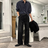 LMN Lende Suede Oversized Fit Shirt (6 colors)