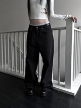 obi eyelet wide pants