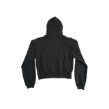 STAR LOGO HOODIE ZIP-UP BLACK