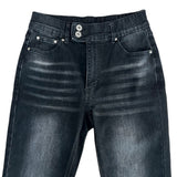 DENY 2-BUtton Fade Wash Hidden Band Bootcut Long Pants 