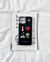 【MADE】 i ♥ サマーフォンケース (navy)