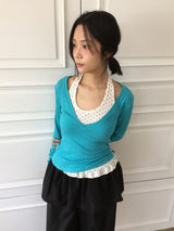 Kaya V-neck long sleeve (5color) 