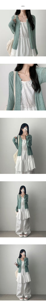 Teak Daily Button Knitted Cardigan