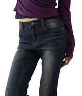 Leon Vintage Slub Bootcut Denim