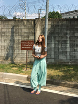 Deep Neck Halter Two Piece Layered Set (3c)