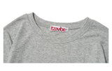 CHECK LAYERED LONG SLEEVE - GRAY