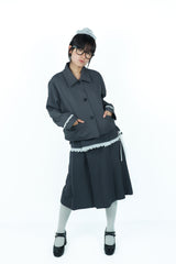 bigribbon jacket(gray)