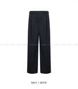 LMN ファーストエアークールピンタックワイドスラックス (5 colors)