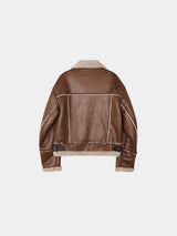 Cutting rider crop mustang jacket