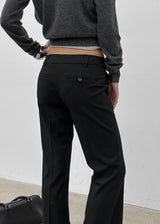 [MADE] Hiku Semi Low-Waist Bootcut Slacks