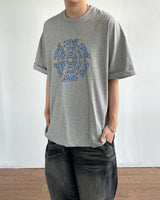 タイムプリントショーツスリーブTシャツ