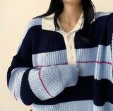 Tay Wapen Color Matching Kara Dangara Knit 