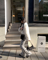Hair mini cardigan
