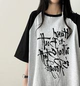 リミンボクシーフィットカラーラグラン半袖Tシャツ