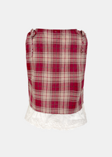 Noël Vintage Check Blouse
