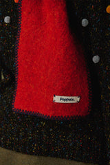 Stitch Wool Muffler [Red]