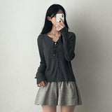 Teak Daily Button Knitted Cardigan