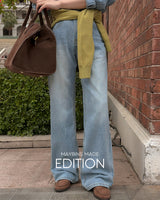[MADE] Nees banded denim pants