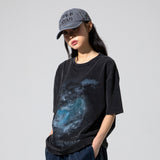 XTT132 ルシッドヴィンテージウォッシングTシャツ (ブラック)