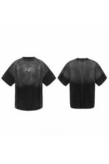 ビンテージウォッシュドグラディエントコットンTシャツ