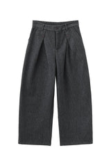 ビンテージウールワイドレッグトラウザーズ