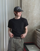 Layden Ribbed Cut-out Short Sleeve T-shirt