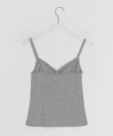 Highla Punching Basic V-Neck Shirring Sleeveless