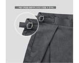 [Unisex] Overlap two tuck wide slacks(2color)