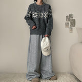 Yup Winter Snowflake Round Knitwear