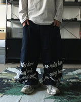 HXレタリングパラシュートスウェットパンツ (3C)