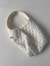 Dumbbell Quilted Shoulder Bag