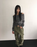 カーペンターダメージパンツ