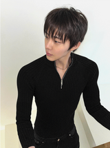 Berute Golji Half-zip Muscle Fit Knit