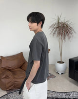 リセッドピグメントクロップ半袖Tシャツ