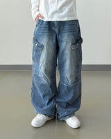 Baren Dart Wide Cargo Jeans