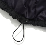 Ugly hooded zip vest / Black