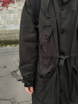 Fine Over Long Hooded Jacket 3C