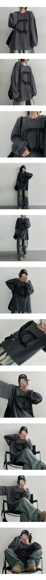 Duran Graphic Oversized Fit Sweatshirt (3 colors)