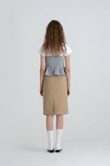 Twinkle tweed top_silver