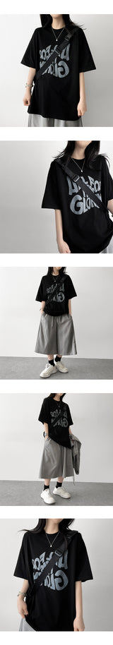 グローリー オーバーサイズ フィット 半袖Tシャツ
