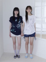 クレヨンフルーツTシャツ (ペアホワイト)
