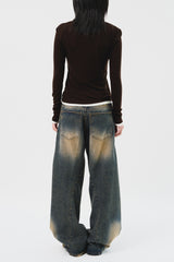 (W) Bene Dobule Top (5color)
