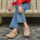 CHUBASCO CANTO FUR BACK STRAP MULE FCC2409 TAUPE